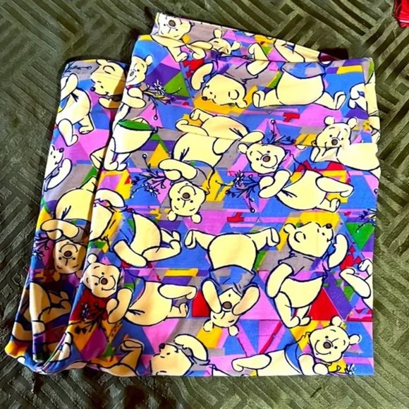 New LuLaRoe TC2 Winnie Pooh Disney Leggings - Picture 3 of 4